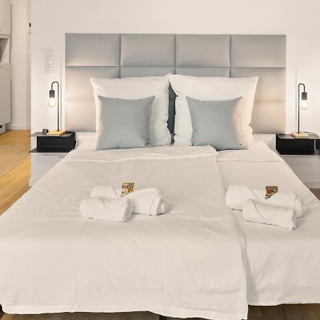 Modernes Apartment Am Gleispark Olsztyn Bagian luar foto