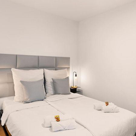 Modernes Apartment Am Gleispark Olsztyn Bagian luar foto