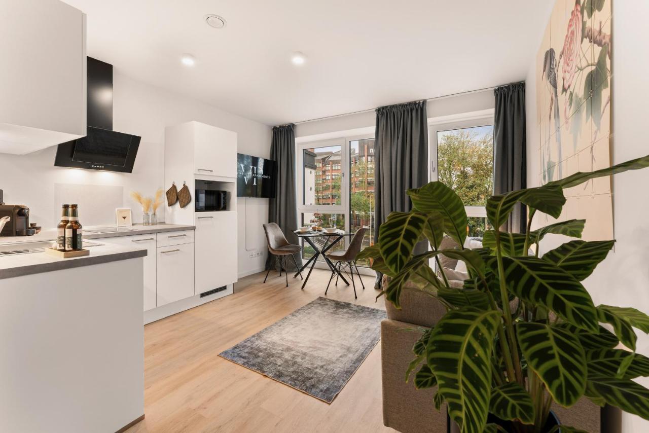 Modernes Apartment Am Gleispark Olsztyn Bagian luar foto