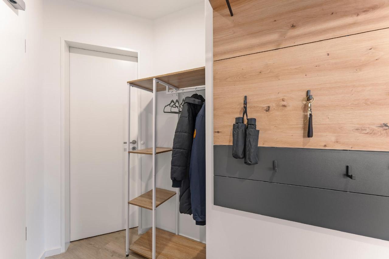 Modernes Apartment Am Gleispark Olsztyn Bagian luar foto