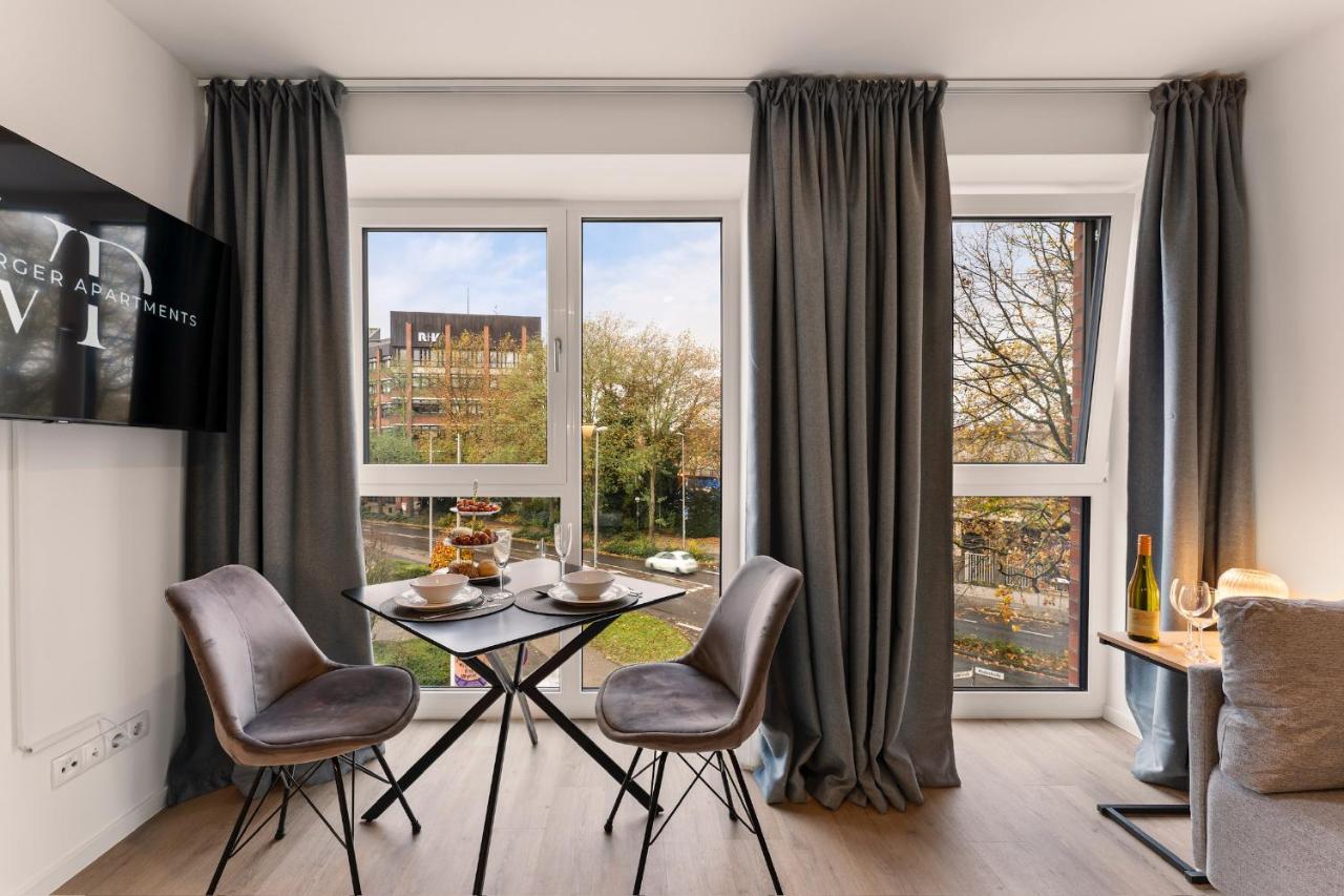 Modernes Apartment Am Gleispark Olsztyn Bagian luar foto